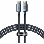 Baseus Crystal cable USB-C to USB-C, 100W, 1.2m (black)
