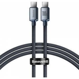 Baseus Crystal cable USB-C to USB-C, 100W, 1.2m (black)
