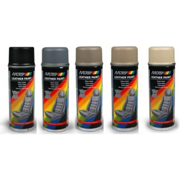 Motip Barva na kůži a koženku černá 200 ml