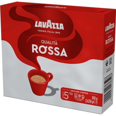 Lavazza Espresso Qualita Rossa mletá 2 x 250 g