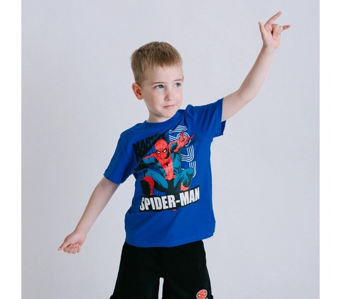 Tričko Spiderman modré