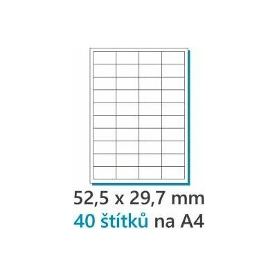 Etikety univerzálne 297x420mm Agipa A3 100 hárkov