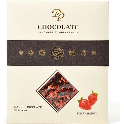DP chocolate čokoláda Basic horká s jahodami 70 g
