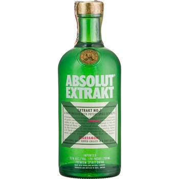 Absolut Extrakt No. 1 Cardamom 35% 0,7 l (čistá fľaša)