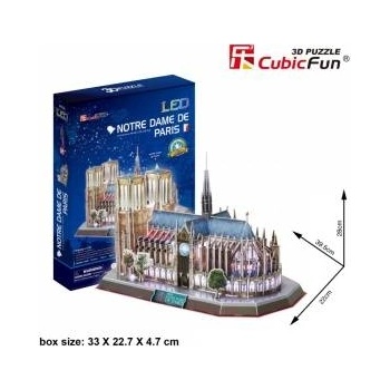 CubicFun 3D puzzles Notre Dame (Light)