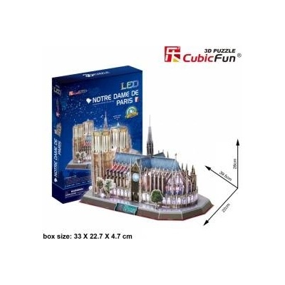 CubicFun 3D puzzles Notre Dame (Light)