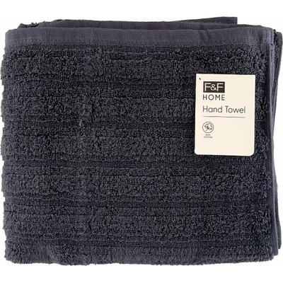 F&F Home blue charcoal Ribbed uterák 50 x 90 cm