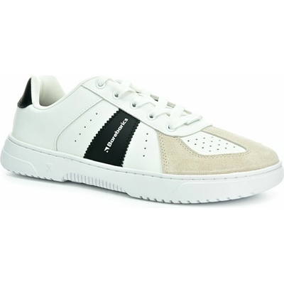 Be Lenka Barebarics Icara white&beige celoročné nízke barefoot poltopánky