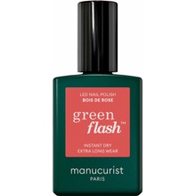 Manucurist Green Flash LED gel lak na nehty - Bois de Rose (15 ml) - dusty pink odstín