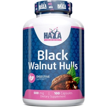 Haya Labs Black Walnut Hulls, 500 mg, 100 капсули, Haya Labs
