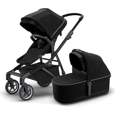 THULE Sleek + Bassinet 2021 Midnight Black on Black – Zbozi.Blesk.cz