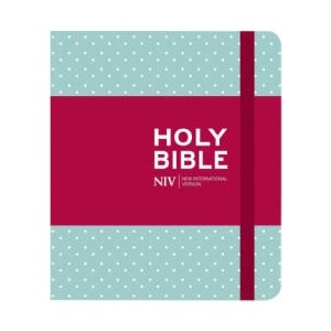 NIV Journalling Mint Polka Dot Cloth Bible | New International Version (ISBN: 9781529353679)