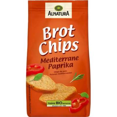 Alnatura Bio středomořské chlebové chipsy s paprikou 100 g
