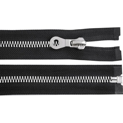 Stoklasa Kostěný zip, imitace kovu No 8 délka 60 cm bundový Balení: 1 ks, Varianta: 322 černá 322 černá