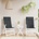 vidaXL Възглавници за стол с висока облегалка 2 бр черни Оксфорд плат (361895)