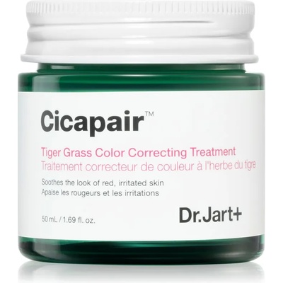 Dr. Jart+ Cicapair Tiger Grass Color Correcting Treatment интензивен крем, намаляващ зачервяването на кожата 50ml