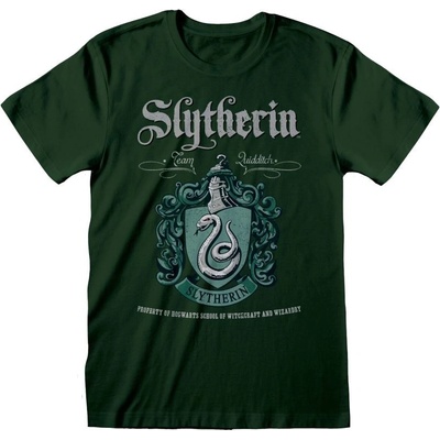 Tričko pánské Slytherin/Zmijozel Harry Potter zelené