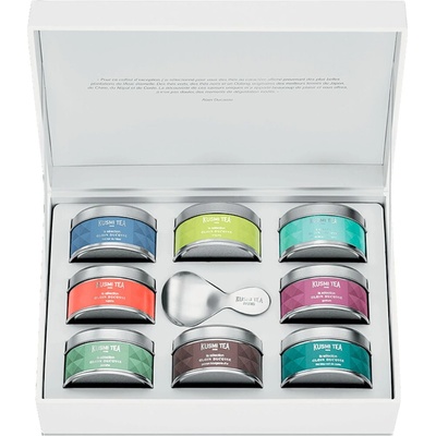 Kusmi Tea Комплект чайове ALAIN DUCASSE , 8 x 20 г в кутия + чаена лъжичка, Kusmi Tea (KUSMI21142A1400)