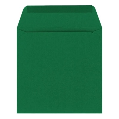 Poštová obálka vianočná zelená 155x155mm