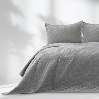 AmeliaHome Svetlosivý pléd Laila Silver 260x240