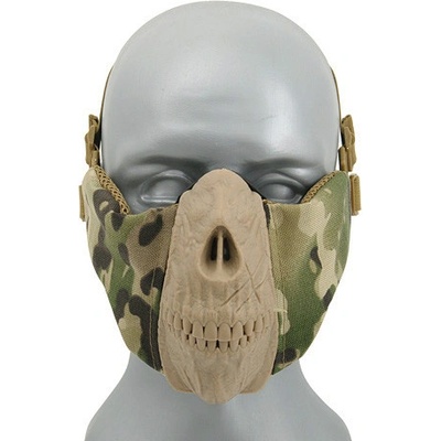 Maska na obličej SKULL Multicam