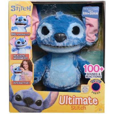 Disney Stitch Stitch ultimate Интерактивна танцуваща плюшена Фигура 43см със 100 звука и реакции (1012274f)