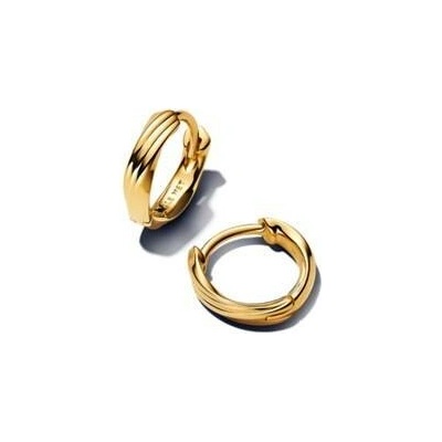 PANDORA Zkroucené malé kruhové náušnice Essence 263871C00