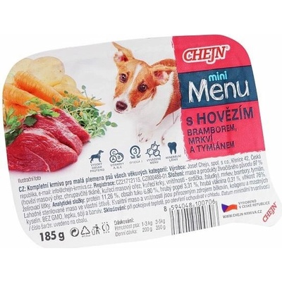 Chejn Mini Menu Hovädzia 185 g
