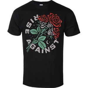 KINGS ROAD мъжка тениска Rise Against - Skull Bouquet - Черен - KINGS ROAD - 20232648