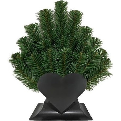 Čečinový základ - antracitové srdce 37 cm