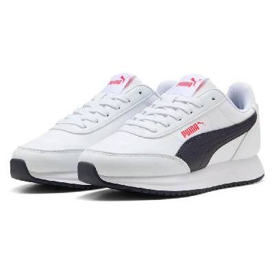 Маратонки Puma R78 Lightwind SL trainers - White (White / Black / For All Time Red)