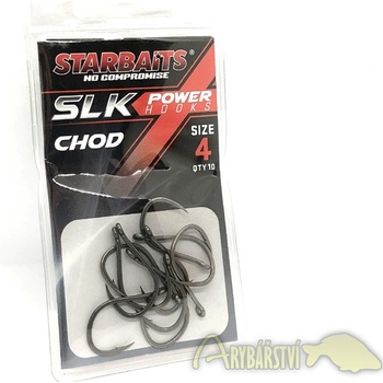 STARBAITS Power Hook PTFE Coated Chod vel.8 10 ks