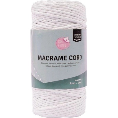 Vaessen Creative Macramé příze 3mmx100m bílá