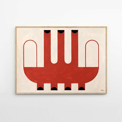 Moikka Plagát Ship Vase by Studio Paradissi 50x70