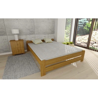 ComfortMatrace Helena + rošt masiv borovice barva olše matrace Goltex 15cm