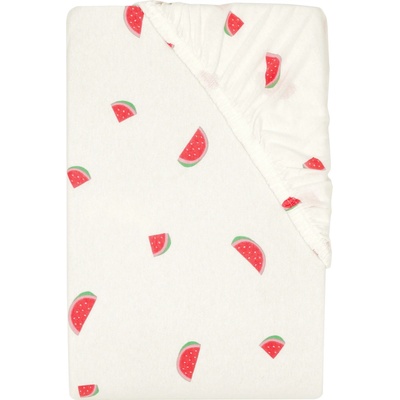 Livarno Žerzejové napínací prostěradlo meloun 90-100x200 – Zboží Mobilmania