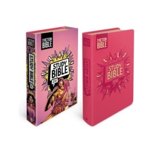 The Action Bible Study Bible Esv, Leathersoft, Pink, Full Color | Sergio Cariello (ISBN: 9780830787463)