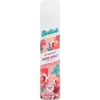 Batiste Dry Shampoo Rose Gold Suchý šampón s vůní bergamotu a jasmínu 200 ml