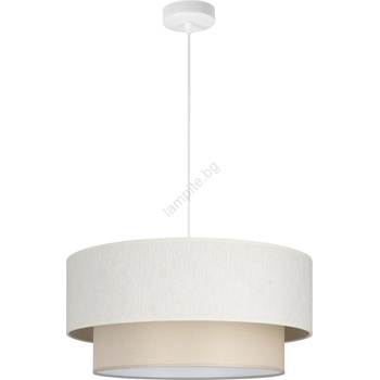 BELIS Пендант на кабел NATIA 1xE27/60W/230V Ø 45 см кремав (BE1015)