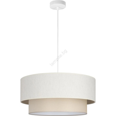 BELIS Пендант на кабел NATIA 1xE27/60W/230V Ø 45 см кремав (BE1015)