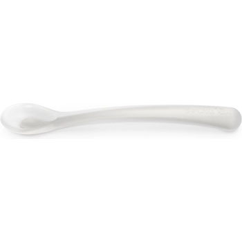 Suavinex Colour Essence Silicone Spoon лъжичка 4 m+ Foamy Grey