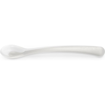 Suavinex Colour Essence Silicone Spoon лъжичка 4 m+ Foamy Grey