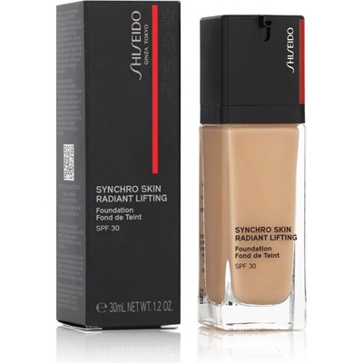 Shiseido Synchro Skin Radiant Lifting Foundation rozjasňující liftingový make-up SPF30 250 Sand 30 ml