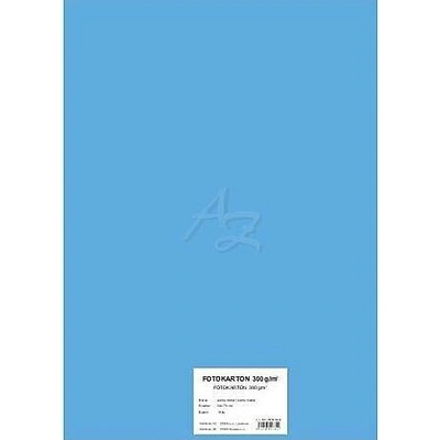 STEPA Barevný karton EXTRA 300g 50x70cm - světle modrý 10listů