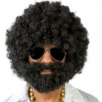 Guirca Afro parochňa s bradou