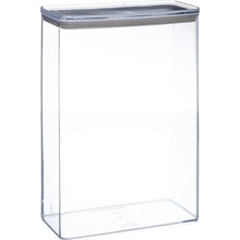 5five Simply Smart Priehľadná obdĺžniková nádoba na potraviny s uzatvárateľným vekom 4,3 l