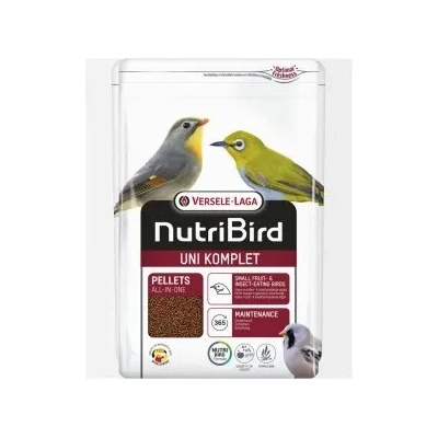 Versele Laga NUTRIBIRD UNI komplet - Пълноценна екструдирана храна за дребни насекомоядни и плодоядни птици - 1 кг