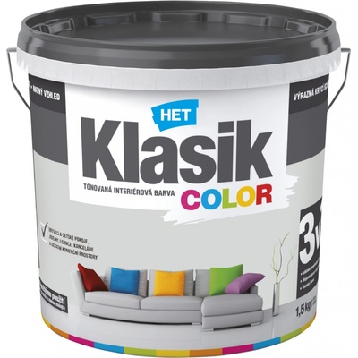 Het Klasik Color 0117 sivý platinový 1,5kg
