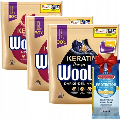Woolite Kapsle na praní Color + Black 3 x 33 PD
