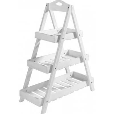 CountrySide schůdky na rostliny HG-09820B 58 x 71,5 x 24,5 cm bílá – Zboží Mobilmania